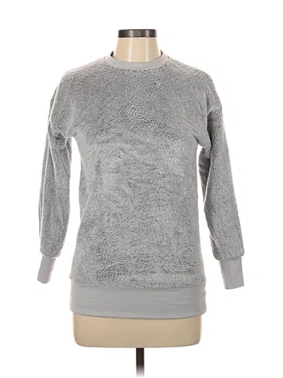 Pre-owned Zella Pullover Sweater In Gray
