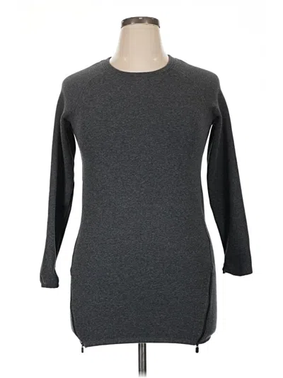 Pre-owned Zella Pullover Sweater In Gray