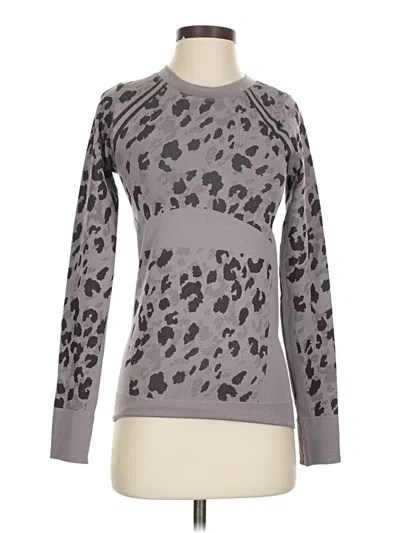 Pre-owned Zella Pullover Sweater In Gray