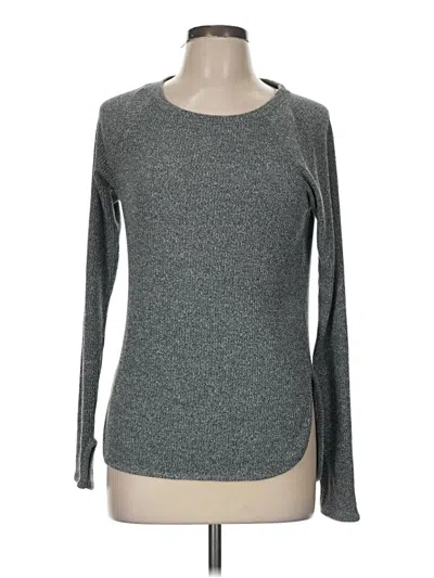 Pre-owned Zella Pullover Sweater In Gray