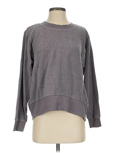 Pre-owned Zella Pullover Sweater In Gray