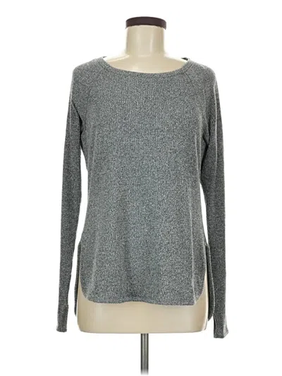 Pre-owned Zella Pullover Sweater In Gray