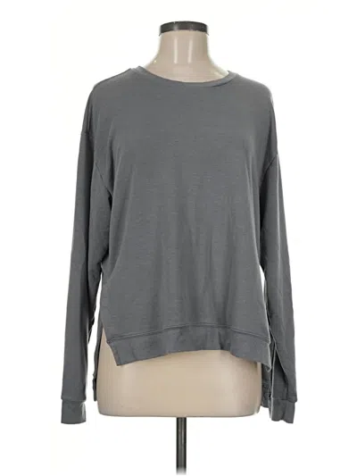 Pre-owned Zella Pullover Sweater In Gray