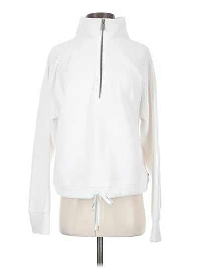 Pre-owned Zella Pullover Sweater In White