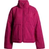 Zella Quilted Packable Jacket In Purple Boysen