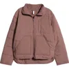 Zella Quilted Packable Jacket In Purple Moon