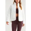 Zella Quilted Packable Jacket In White