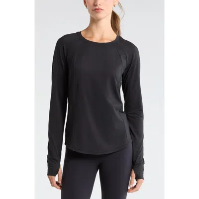 Zella Rally Mesh Top In Black