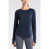 Zella Rally Mesh Top In Blue