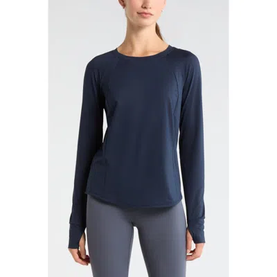 Zella Rally Mesh Top In Blue