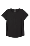 Zella Rally Mesh T-shirt In Black