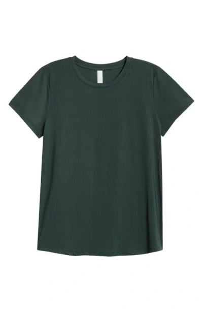 Zella Rally Mesh T-shirt In Green