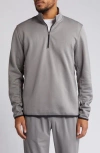 Zella Range Training Half Zip Pullover In Grey December