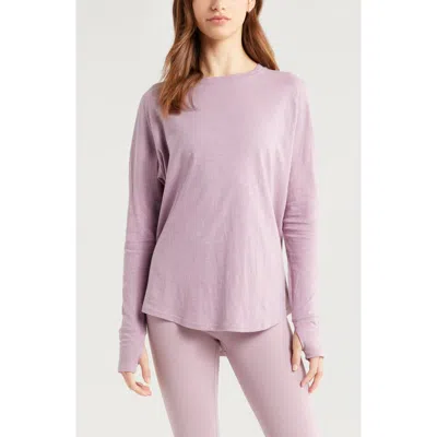 Zella Relaxed Washed 2.0 Long Sleeve Slub Tee
