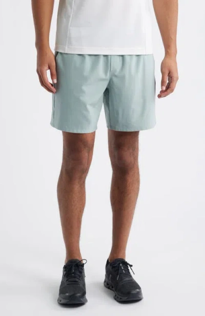 Zella Relay Training Shorts In Grey Blue