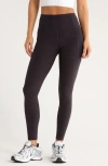Zella Renew High Waist Pocket Leggings In Black