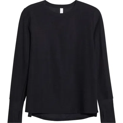 Zella Renew Light Long Sleeve T-shirt In Blue