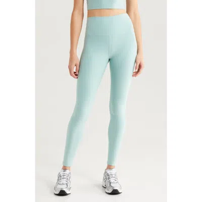 Zella Renew Mélange High Waist Leggings In Green
