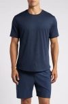 Zella Restore Soft Performance T-shirt In Navy Eclipse
