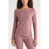 Zella Restore Soft Ruched T-shirt In Pink