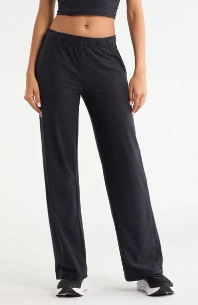 Zella Restore Soft Straight Leg Pull-on Pants In Black