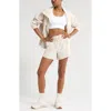 Zella Road Trip Crinkle Jacket In Grey Moonbeam