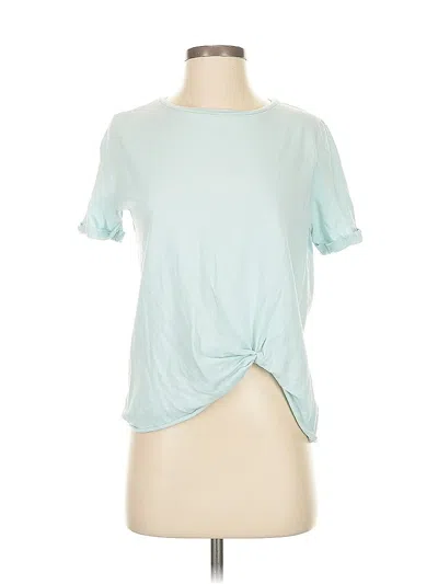 Pre-owned Zella Short Sleeve T-shirt In Blue