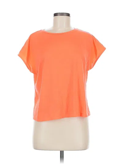 Pre-owned Zella Short Sleeve T-shirt In Orange