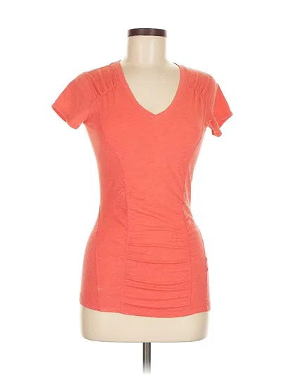 Pre-owned Zella Short Sleeve T-shirt In Orange