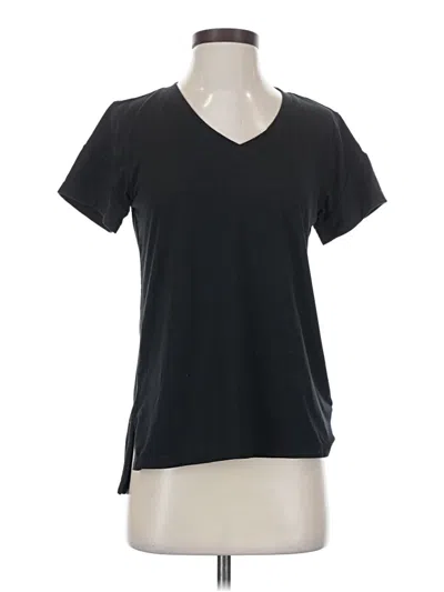 Pre-owned Zella Short Sleeve T-shirt In Black