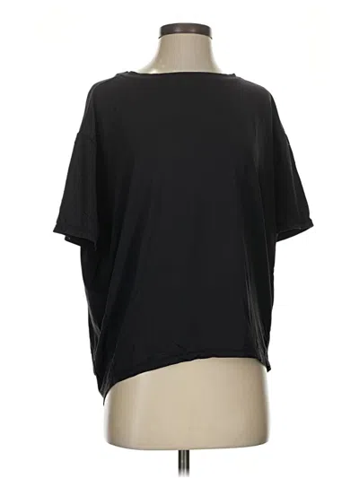 Pre-owned Zella Short Sleeve T-shirt In Black