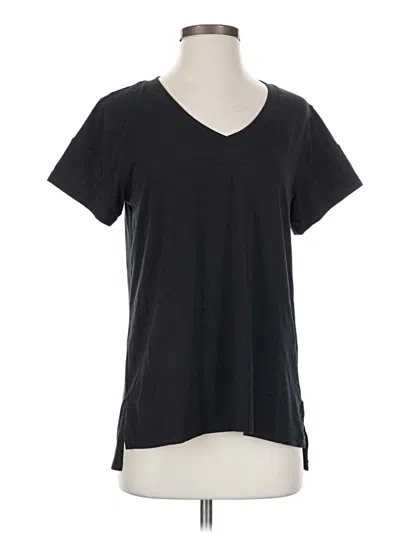 Pre-owned Zella Short Sleeve T-shirt In Black