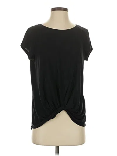 Pre-owned Zella Short Sleeve T-shirt In Black