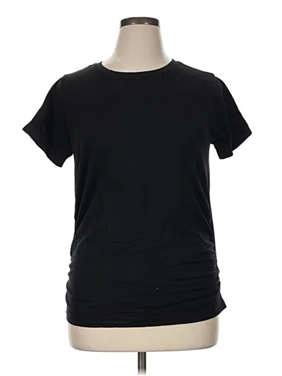 Pre-owned Zella Short Sleeve T-shirt In Black
