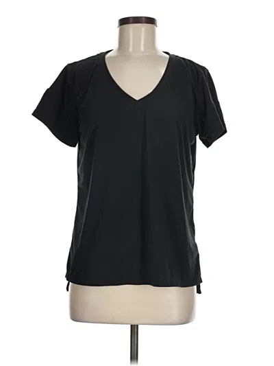 Pre-owned Zella Short Sleeve T-shirt In Black