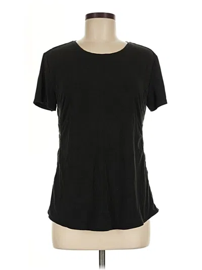 Pre-owned Zella Short Sleeve T-shirt In Black