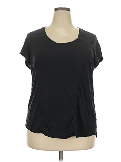 Pre-owned Zella Short Sleeve T-shirt In Black