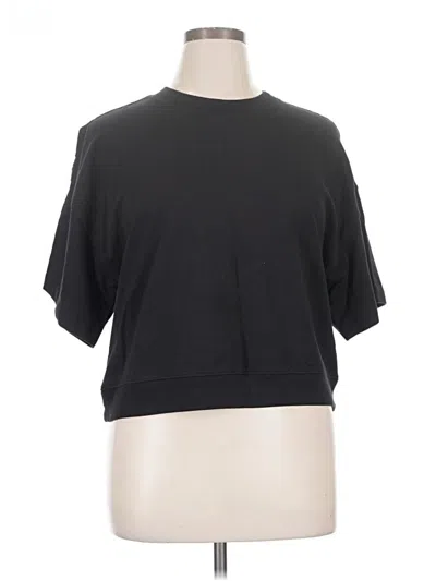 Pre-owned Zella Short Sleeve T-shirt In Black