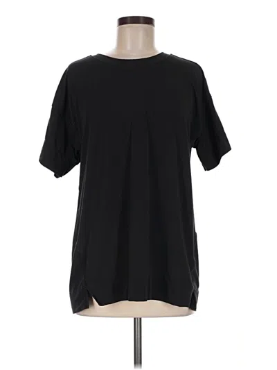 Pre-owned Zella Short Sleeve T-shirt In Black