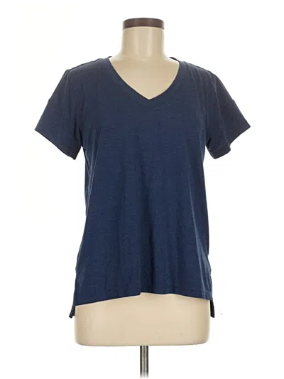 Pre-owned Zella Short Sleeve T-shirt In Blue