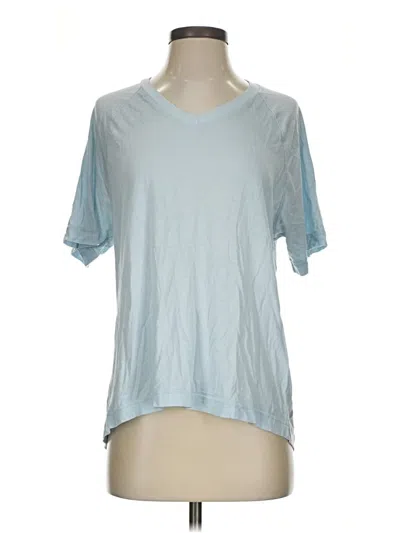 Pre-owned Zella Short Sleeve T-shirt In Blue