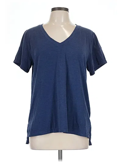 Pre-owned Zella Short Sleeve T-shirt In Blue