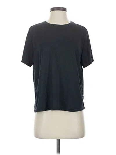 Pre-owned Zella Short Sleeve T-shirt In Gray