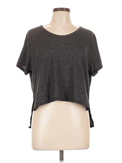 Pre-owned Zella Short Sleeve T-shirt In Gray