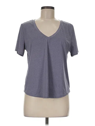 Pre-owned Zella Short Sleeve T-shirt In Gray