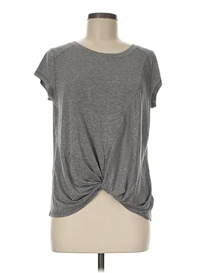 Pre-owned Zella Short Sleeve T-shirt In Gray