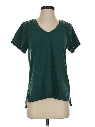 Pre-owned Zella Short Sleeve T-shirt In Green