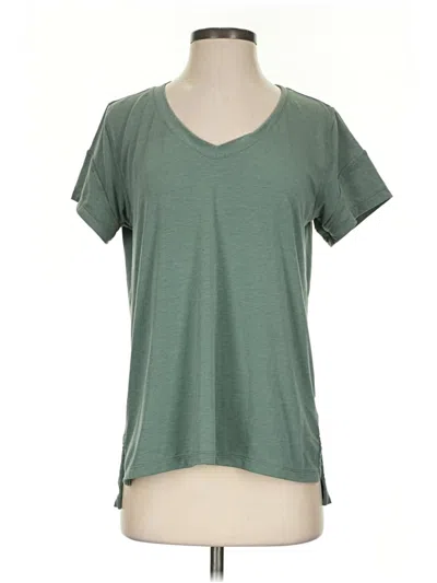 Pre-owned Zella Short Sleeve T-shirt In Green