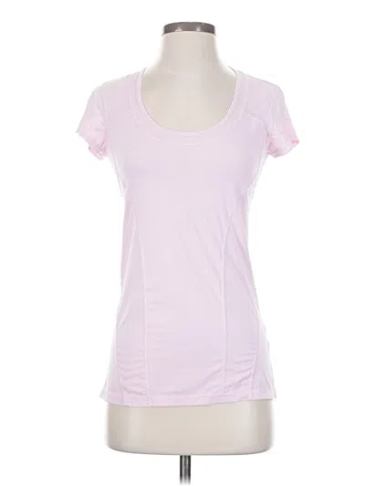 Pre-owned Zella Short Sleeve T-shirt In Pink