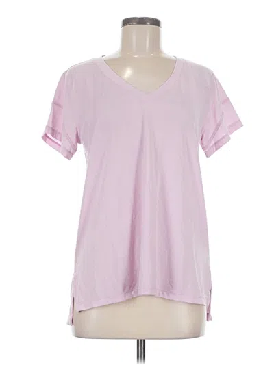 Pre-owned Zella Short Sleeve T-shirt In Pink